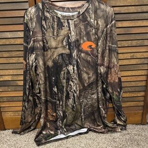 Costa Brown Camouflage Long Sleeve Shirt